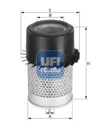 Luftfilter UFI 27.137.00