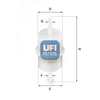 Kraftstofffilter UFI 31.001.00