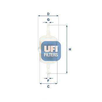 Kraftstofffilter UFI 31.012.00