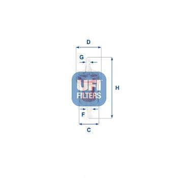 Kraftstofffilter UFI 31.027.00