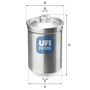 Kraftstofffilter UFI 31.502.00