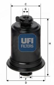 Kraftstofffilter UFI 31.523.00