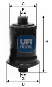 Kraftstofffilter UFI 31.556.00