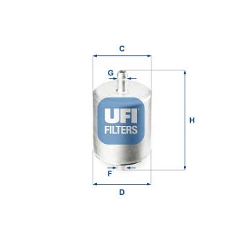 Kraftstofffilter UFI 31.760.00