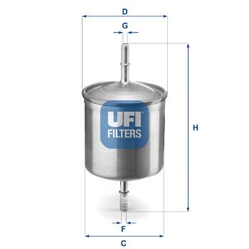 Kraftstofffilter UFI 31.846.00