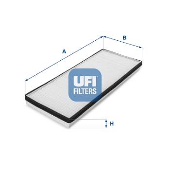 Filter, Innenraumluft UFI 53.013.00