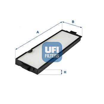 Filter, Innenraumluft UFI 53.244.00