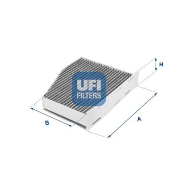 Filter, Innenraumluft UFI 54.124.00