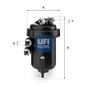 Kraftstofffilter UFI 55.127.00
