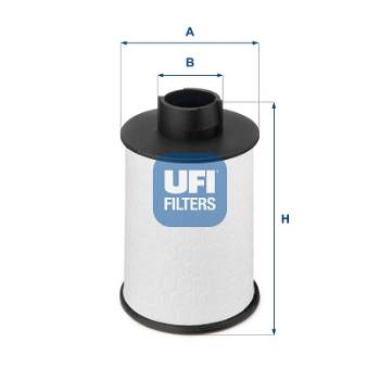 Kraftstofffilter UFI 60.H2O.00
