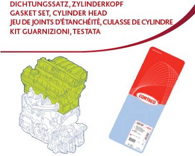Dichtungssatz, Zylinderkopf Corteco 418587P