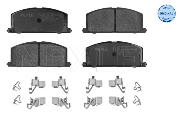 Bremsbelagsatz, Scheibenbremse Vorderachse Meyle 025 208 7015