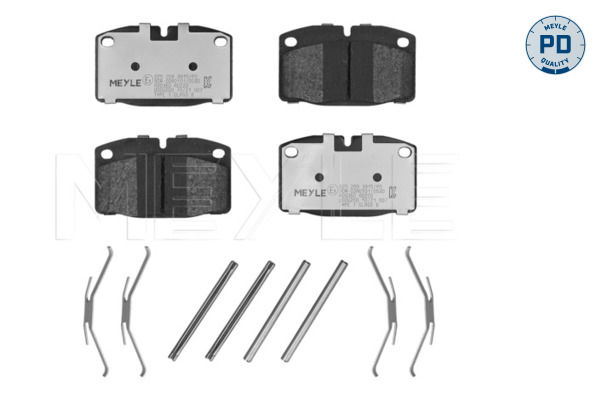 Bremsbelagsatz, Scheibenbremse Vorderachse Meyle 025 209 3915/PD