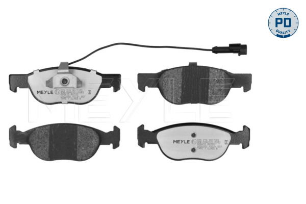 Bremsbelagsatz, Scheibenbremse Vorderachse Meyle 025 219 3017/PD