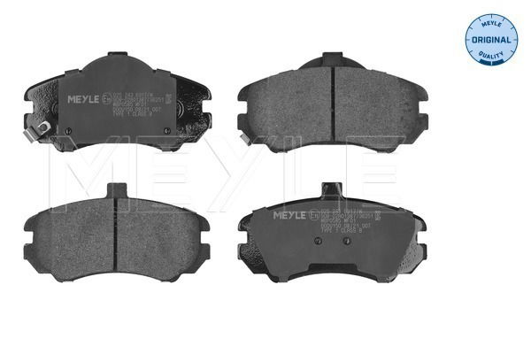 Bremsbelagsatz, Scheibenbremse Vorderachse Meyle 025 243 6917/W