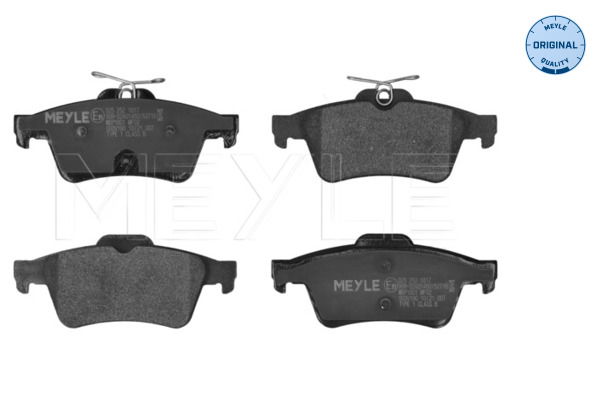 Bremsbelagsatz, Scheibenbremse Hinterachse Meyle 025 252 1817