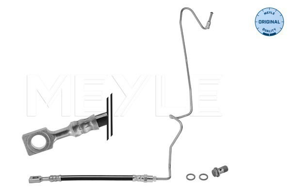 Bremsschlauch Hinterachse am Bremssattel rechts Meyle 100 525 0055/S
