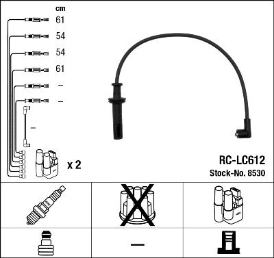 Zündleitungssatz NGK 8530