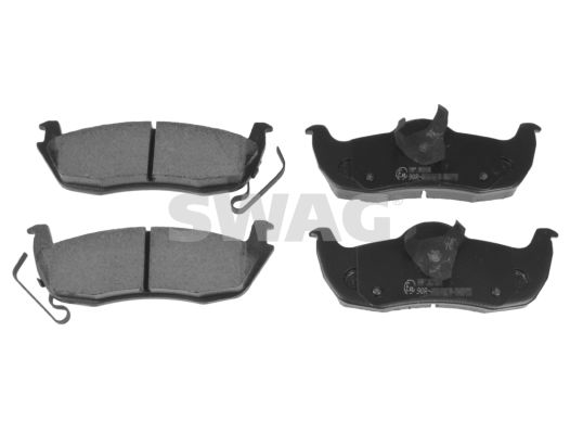 Bremsbelagsatz, Scheibenbremse Hinterachse Swag 14 11 6339
