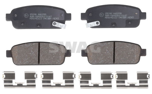 Bremsbelagsatz, Scheibenbremse Hinterachse Swag 40 91 6894