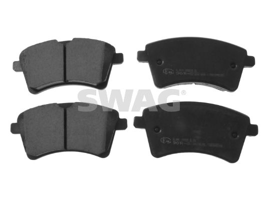 Bremsbelagsatz, Scheibenbremse Vorderachse Swag 60 11 6184