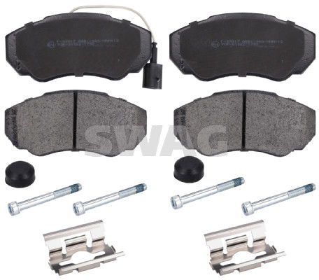Bremsbelagsatz, Scheibenbremse Vorderachse Swag 62 11 6049