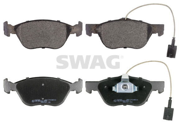 Bremsbelagsatz, Scheibenbremse Vorderachse Swag 74 91 6849