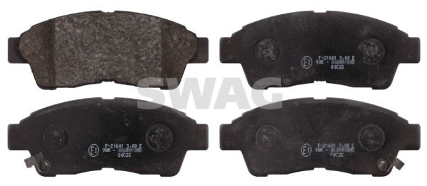 Bremsbelagsatz, Scheibenbremse Vorderachse Swag 81 91 6616