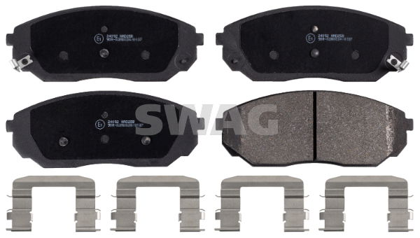 Bremsbelagsatz, Scheibenbremse Vorderachse Swag 91 91 6471