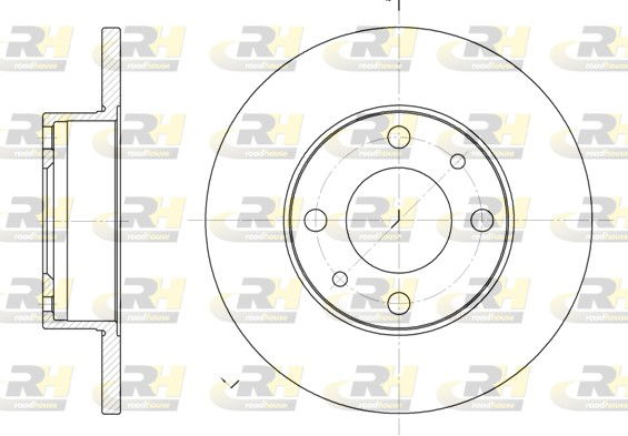 Bremsscheibe Vorderachse Roadhouse 6030.00