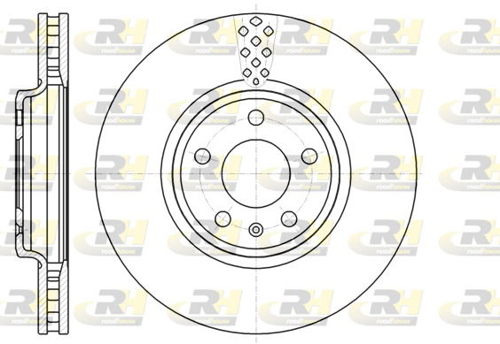 Bremsscheibe Vorderachse Roadhouse 61110.10