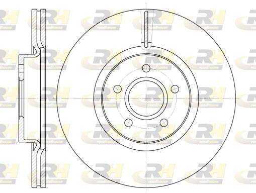 Bremsscheibe Vorderachse Roadhouse 61223.10