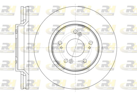 Bremsscheibe Vorderachse Roadhouse 61358.10