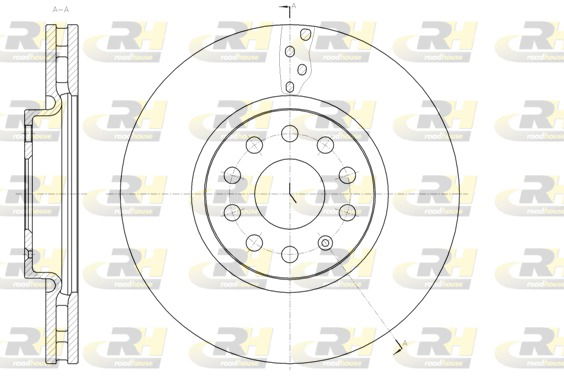 Bremsscheibe Vorderachse Roadhouse 61479.10