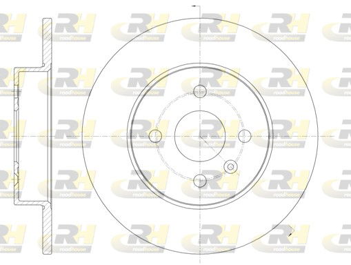 Bremsscheibe Hinterachse Roadhouse 6789.00
