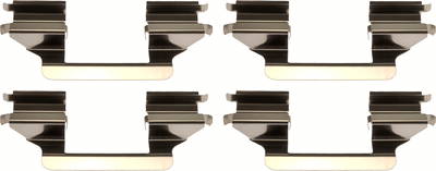 Zubehörsatz, Scheibenbremsbelag Vorderachse TRW PFK817