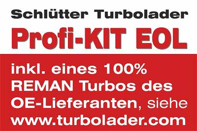 Lader, Aufladung Schlütter Turbolader 166-09345EOL