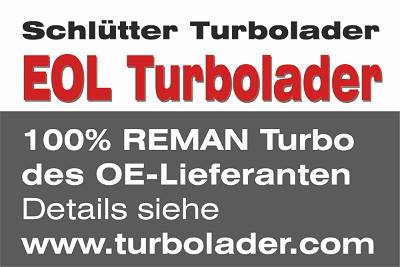 Lader, Aufladung Schlütter Turbolader 172-12095EOL