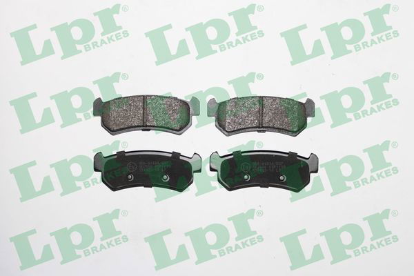 Bremsbelagsatz, Scheibenbremse Hinterachse LPR 05P1199