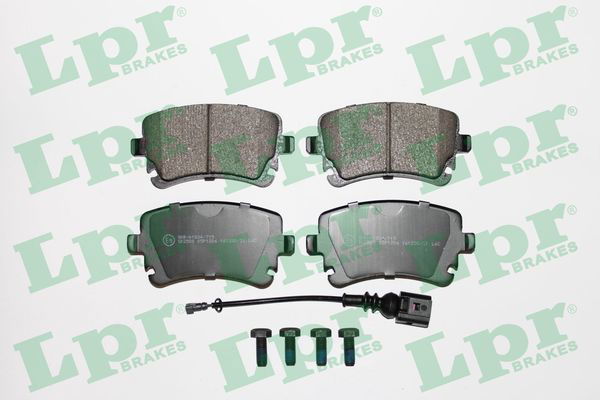 Bremsbelagsatz, Scheibenbremse Hinterachse LPR 05P1206