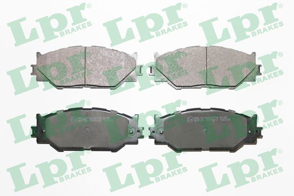 Bremsbelagsatz, Scheibenbremse Vorderachse LPR 05P1412