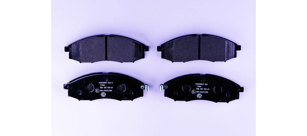 Bremsbelagsatz, Scheibenbremse Vorderachse Hella 8DB 355 010-671