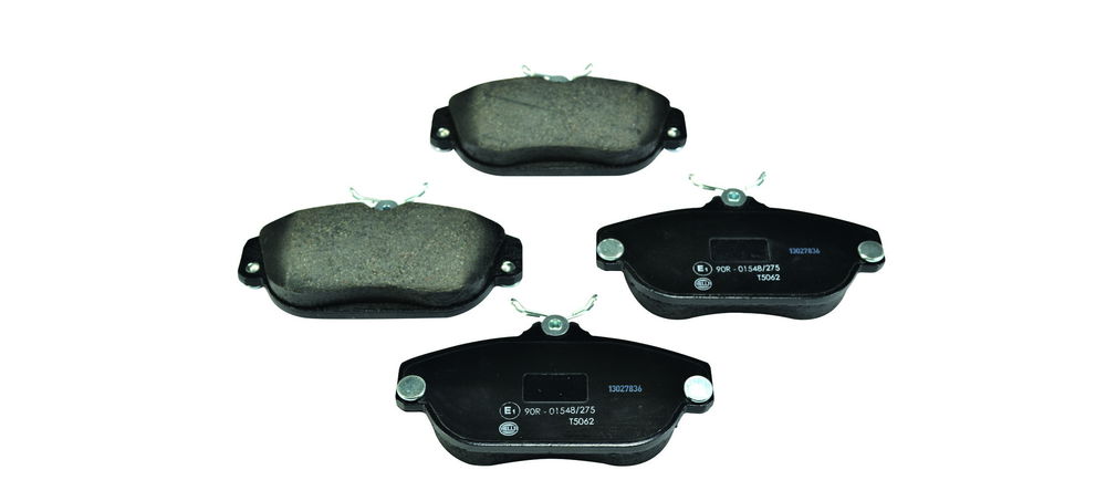 Bremsbelagsatz, Scheibenbremse Vorderachse Hella 8DB 355 018-001