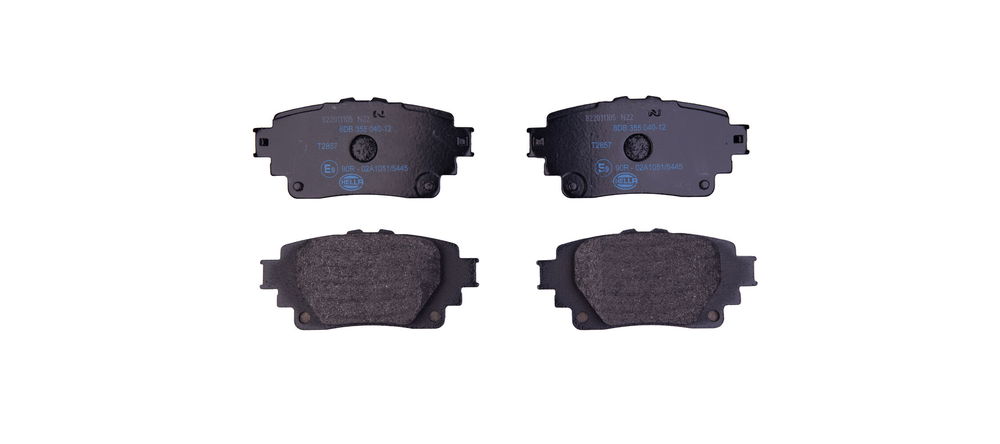 Bremsbelagsatz, Scheibenbremse Hinterachse Hella 8DB 355 040-121