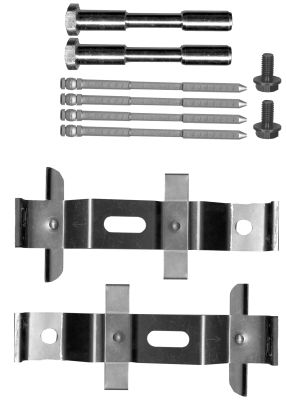 Zubehörsatz, Scheibenbremsbelag Vorderachse Hella 8DZ 355 205-511