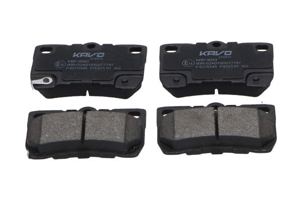 kavoparts Bremsbelagsatz, Scheibenbremse Hinterachse Kavo Parts KBP-9083