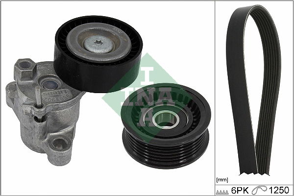 Keilrippenriemensatz INA 529 0525 10 • FORD 1450947 • 1465253 