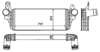 Ladeluftkühler NRF 30466
