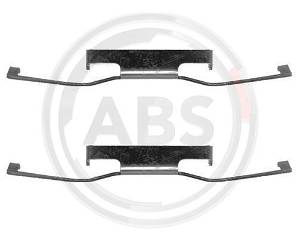 Zubehörsatz, Scheibenbremsbelag Vorderachse ABS 1011Q