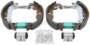 Bremsensatz, Trommelbremse Hinterachse ABS 111504